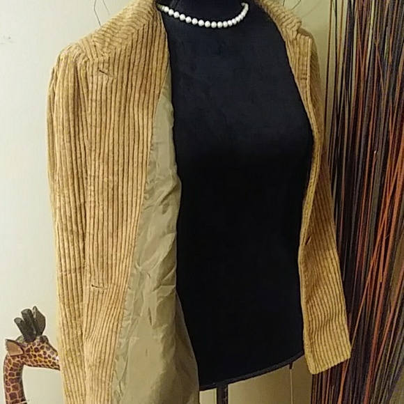 Chaus Tan Jacket Sz 14 - Picture 2 of 5